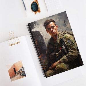 Soldier Life Spiral Notebook - Perfect for Veterans, Soldiers, or as a Gift for Military Families, Journal, Stationery, Fun Gift Idea