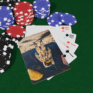 The Moon Landing-speelkaarten: historische ruimteverkenning, iconische Apollo-missies en maanwonderen, astronomiedeck, pokeravond, game-avond