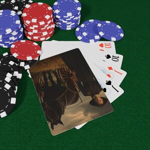 Juego de cartas de póker Amish Life, regalo único de baraja, juegos de casino, cartas retro, regalo para jugadores, noche de juegos en familia