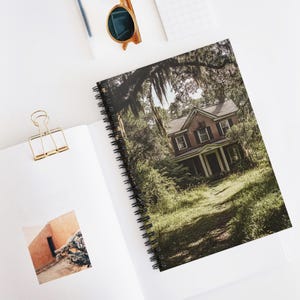 Exploring the Deep South Spiral Notebook - Ruled Line, Journal, Writing Diary, Gothic Decor, Unique Gift, Spooky, Halloween