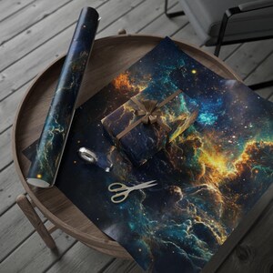 Carta da regalo Cosmic Wonders - Carta da regalo a tema galassia, tema esplorazione spaziale, cielo stellato, vibrazioni dell&#39;universo, decorazioni astronomiche