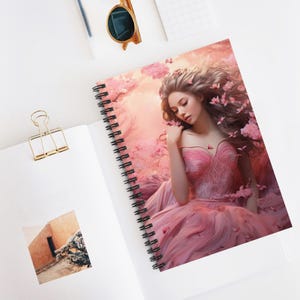 Cherry Blossom Dreams Spiral Notebook - Ruled Lines, Journal, Gift for Her, Writing Notebook, Pink Aesthetic, Special Occasion Notebook
