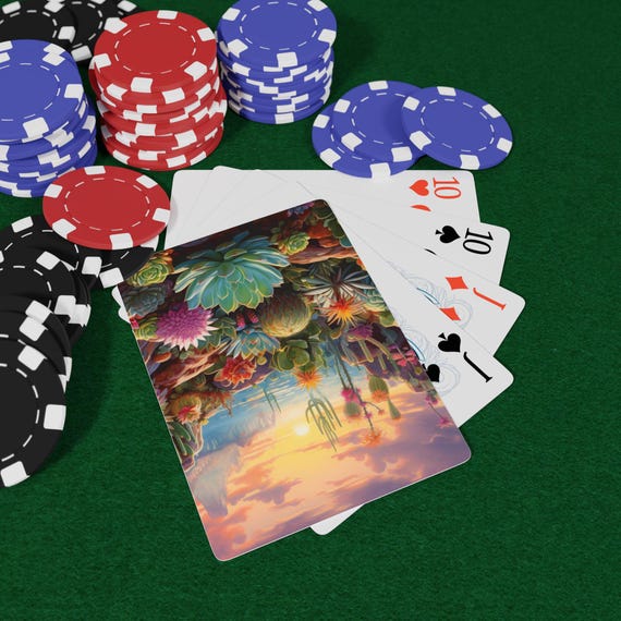 Succulent Paradise Playing Cards - Vibrant Plant Deck, Beautiful Succulent  Art & Botanical Designs, Unique Collectible Card Game - Etsy