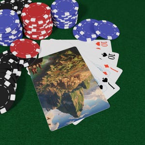 Set di carte da gioco Inca Empire - Carte da poker artistiche per serate di gioco, design vintage, regalo unico per giocatori, giochi di carte, oggetti da collezione,