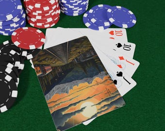 Montana Playing Cards - Fun Game Night Accessory, Perfect for Poker Lovers, Gift for Card Collectors, Vintage Style, Outdoor Playing Cards