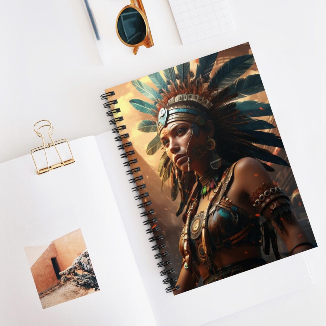 Aztec Empire Spiral Notebook - Ruled Lines for Creative Minds, Art ...