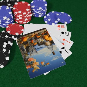 Set di carte da gioco Finer Things Poker, regalo elegante per gli amanti delle carte, serata di giochi al casinò, design vintage, perfetto per feste e serate di gioco.