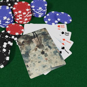 メモリーウィーバー ポーカー トランプセット ユニークなゲームナイトギフト ヴィンテージデザイン カードゲームの必需品 ポーカー愛好家に最適 ゲームナイト