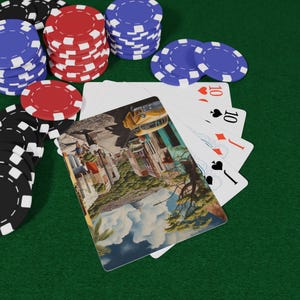 メキシコポーカートランプセット - ゲームナイト、コレクター、カジノテーマパーティー、ゲーマーへのギフト、ホームデコレーション、テーブルゲームに最適