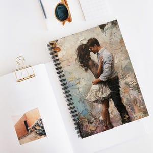 Love of My Life Spiral Notebook, Perfect Gift for Couples, Journal for Love Notes, Wedding Planning, Valentine&#39;s Day and Anniversary