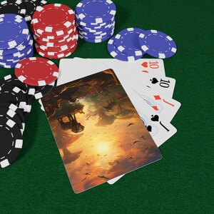 Speelkaarten dierenrijk voor game-avond, prachtig wildontwerp, pokerkaarten, cadeau voor gamers, dierenliefhebbers, milieuvriendelijk