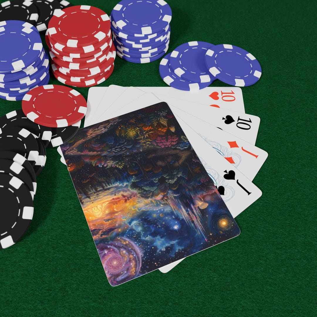 Celestial Gardens Poker Playing Cards Set - Unique Gift for Gamers ...
