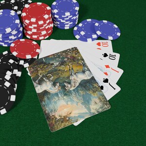 Jeu de cartes à jouer Unicorn Meadows Poker, motif licorne, jeu de cartes amusant, cadeaux fantastiques, objets de collection uniques, plate-forme de jeu magique