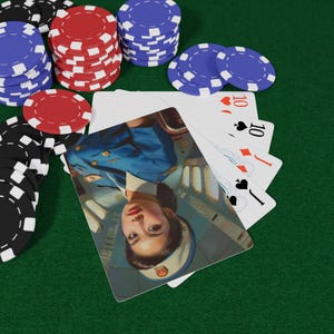Baralho de cartas para comissários de bordo - Baralho inspirado na aviação, cartas de arte para viagens e estilo de vida, conjunto de pôquer Sky Crew, presente para comissários de bordo