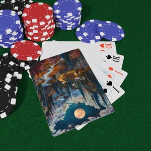 Out of Town Spielkarten - Travel Escape Deck, Road Trip Art Cards, Malerisches Getaway Poker Set, Geschenk für Abenteurer & Fernweh-Liebhaber