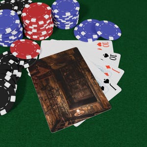 Escape Room Spielkarten - Puzzle & Mystery Deck, Interaktive Escape Game Art, Einzigartiges Sammelkartenspiel, Pokernacht, Spielenachtspaß