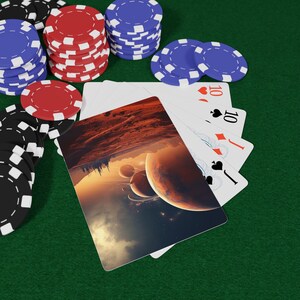 冥王星から火星までのポーカートランプ：宇宙をテーマにしたカードゲームセット、宇宙をテーマにしたギフト、ユニークなポーカーデッキ、宇宙飛行士の選択、ゲームナイトに最適