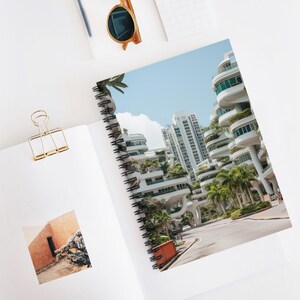 Singapore Architecture Spiral Notebook - Ideal for Creativity, Journaling, and School, Perfect Gift for Students, Writers, and Architects