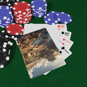 Antikes Rom Spielkarten-Set, einzigartige Pokerkarten, Geschenk für Kartenspieler, Karten im Vintage-Stil, Brettspielzubehör, Spielkarten