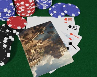 Juego de cartas de la Antigua Roma, cartas de póker únicas, regalo para jugadores de cartas, cartas de estilo vintage, accesorios para juegos de mesa, naipes.