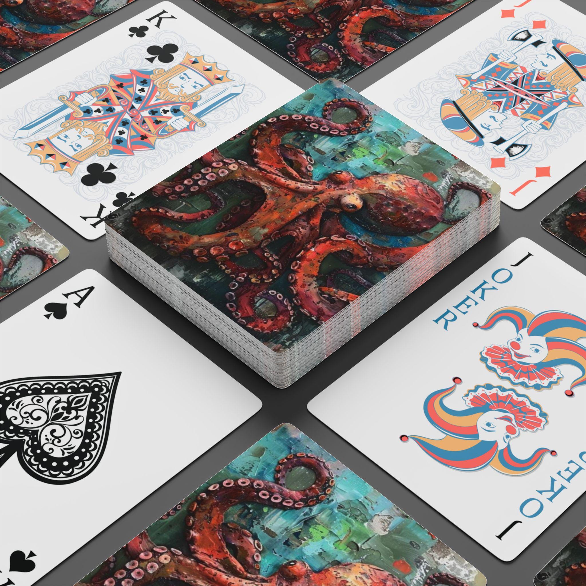 limited edition octopus card Simon Says Stamp Sea Life Wafer Dies 304sss 4.5 x 6 folded Let Me Love You Card