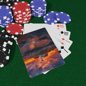 Cartas de Baralho Faróis do Maine - Baralho Litorâneo Cênico, Presente Marítimo, Ilustrações Icônicas de Faróis, Cartas do Litoral do Maine, Noite de Pôquer