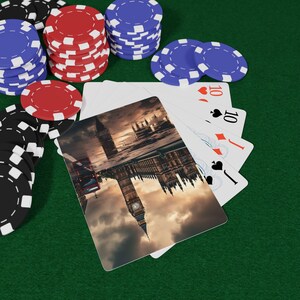Naipes del Reino Unido: diseño vintage, ideales para juegos de mesa, coleccionistas, regalo único para amantes del póker, cartas decorativas.