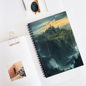 Old Dominion Spiral Notebook - Ruled Line, History Lover&#39;s Journal, Virginia Diary, Heritage Gift Idea, Travel Planner, Vintage Art