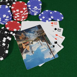 Delaware Poker Spielkarten Set, Klassisches Kartendeck, Game Night Essential, Ace of Spades Design, Geschenk für Gamer, Poker Game Night