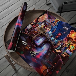 Casino Royale Wrapping Paper | Colorful Gift Wrap for Birthdays, Parties, and Celebrations, Holiday Wrapping, Unique Present Decor