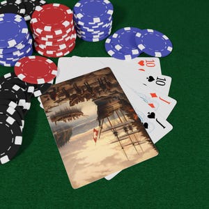 Kanada Geschichte Poker Spielkarten Set, Klassisches Kartenspiel, Kasino Nacht, Spielkarten zum Sammeln, Geschenk für Spieler, Geschenk des Herrn