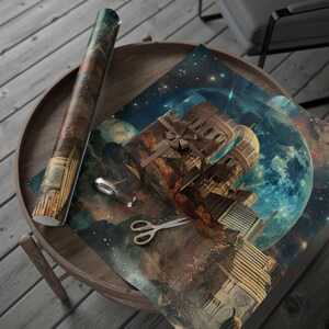 Carta da regalo "Astral Observatory", carta da regalo unica per gli amanti dello spazio, ideale per compleanni, feste e occasioni speciali.