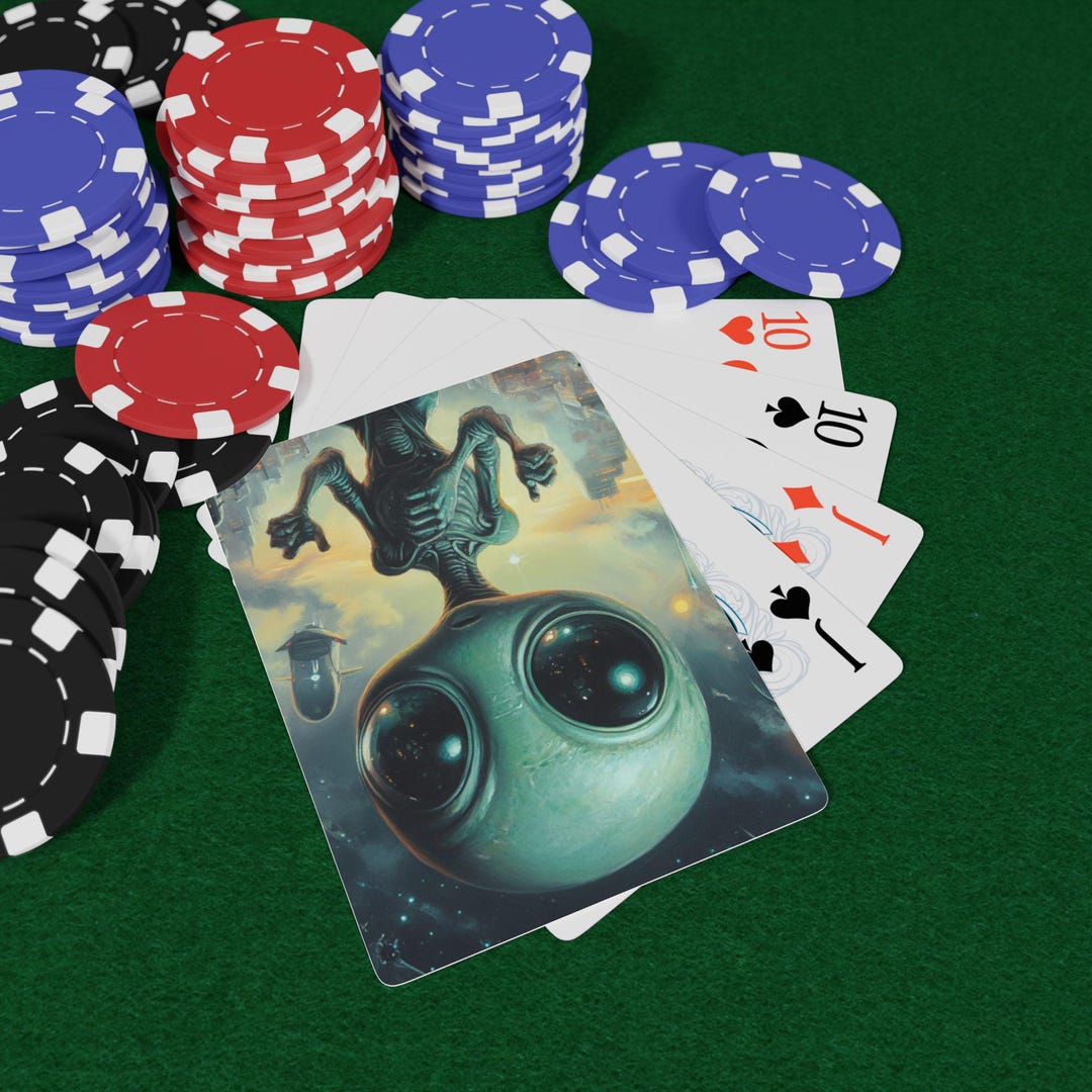 Alien Adventures Playing Cards - Sci-fi Exploration Deck ...