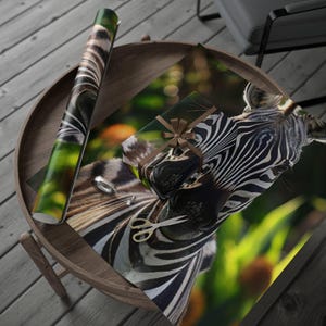 Zebra Wrapping Paper Roll, Unique Gift Wrap for Birthdays, Holidays, Eco-friendly Gift Wrapping, Creative Party Supplies Wrapping Paper