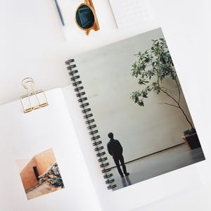 Minimalist Living Spiral Notebook - Ruled Line, Simple Life Journal, Declutter Diary, Mindful Planner, Intentional Living, Organization