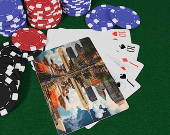 ニューヨークポーカートランプセット、楽しいゲームナイトの必需品