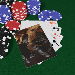 Ninja Poker Playing Cards Set, Unique Gift for Card Games, Fun Game Night Accessory, Collector Item, Anime-Inspired Design