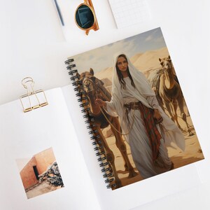 Arabian Life Spiral Notebook - Ruled Lines, Ideal Gift for Writers, Journalists, and Artists, Perfect for Back to School, Unique Art