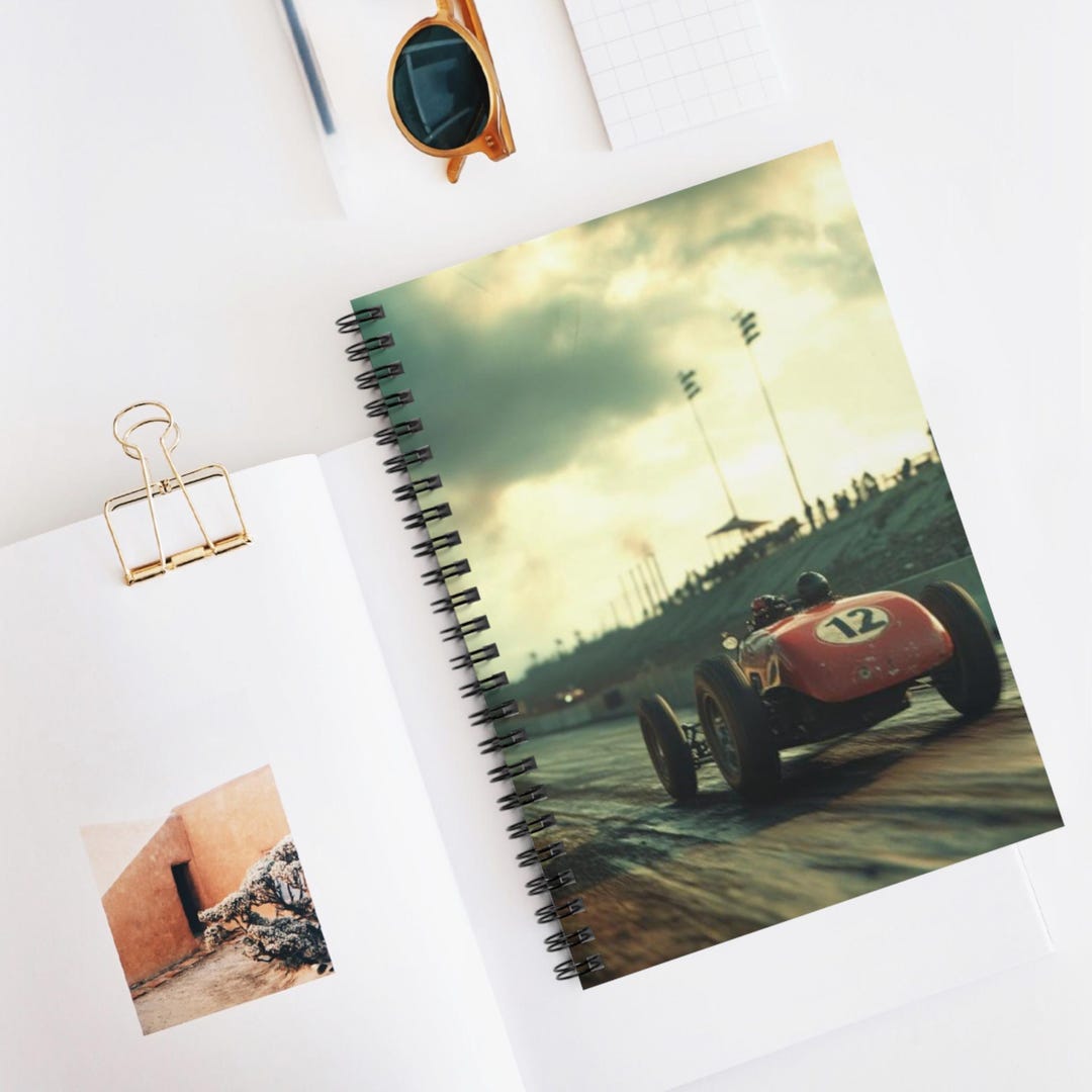 Talladega Speedway Spiral Notebook - Ideal for Car Enthusiasts, Note ...
