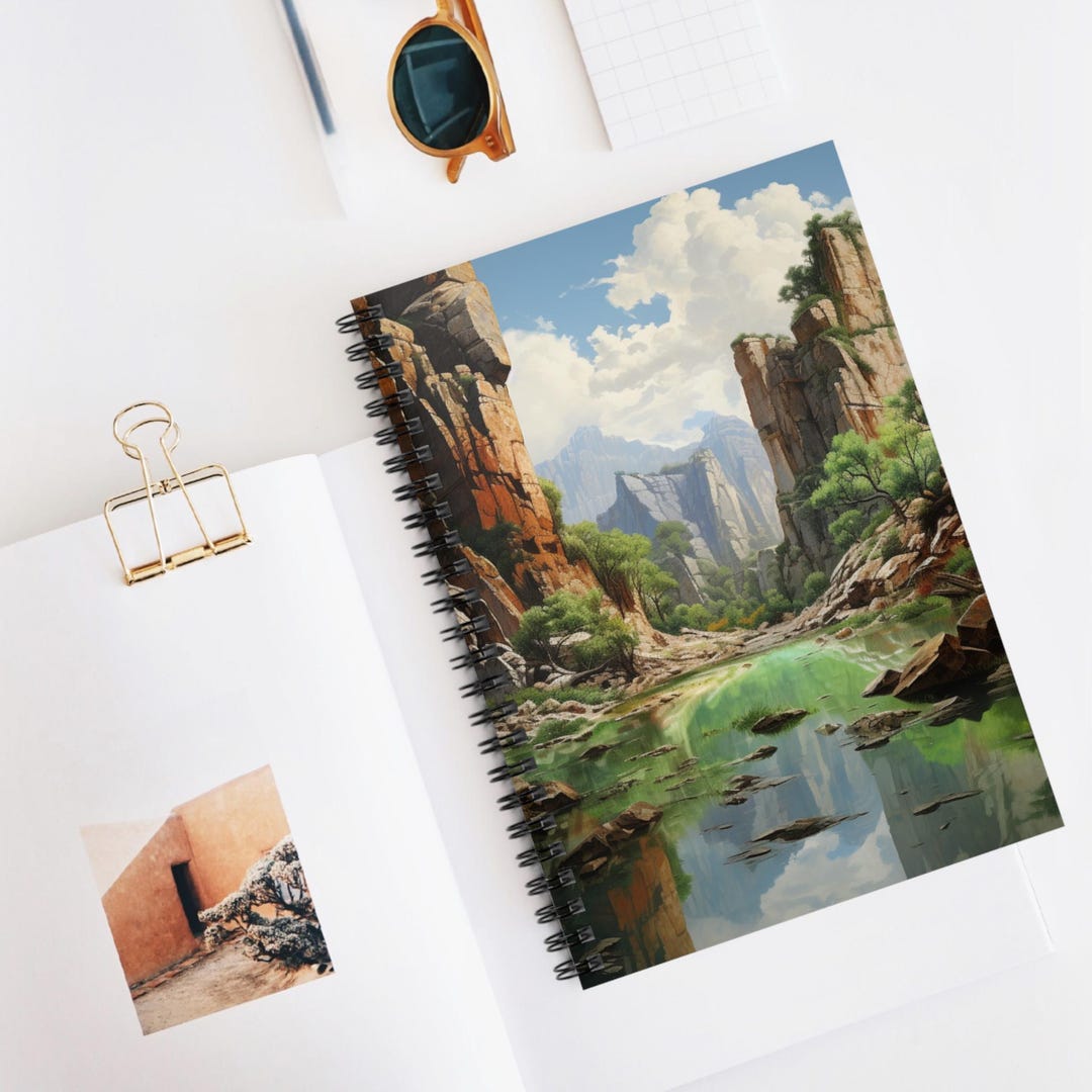 International Landscape Spiral Notebook - Perfect for Nature Lovers ...