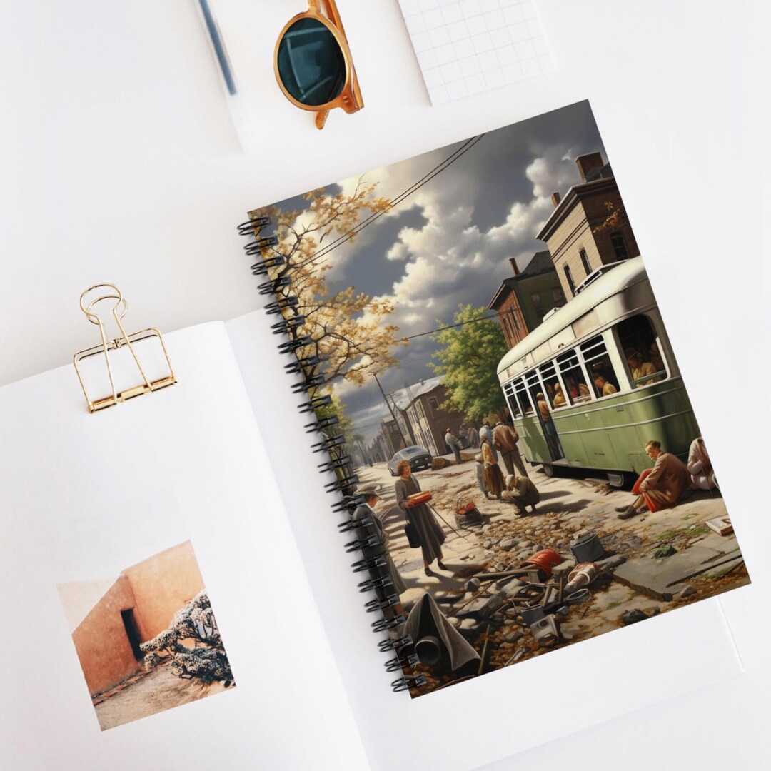 1940s Spiral Notebook for Writers, Artists, and Dreamers | Perfect Gift ...