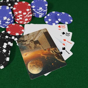 ランド・オブ・ザ・ファラオズ ポーカートランプ、カードゲーム、ゲーマーへのギフト、ユニークなパーティーの記念品、卓上ゲーム、コレクターズアイテム、ポーカーゲームの楽しみ