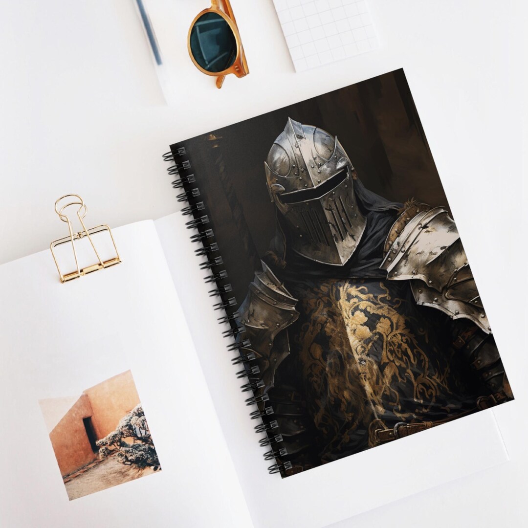 Knights Spiral Notebook - Ruled Lines, Ideal for Writers, Artists, Gift ...