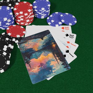 Great Outdoors-pokerspeelkaarten - uniek kaartspel voor gamers, kaartliefhebbers, woondecoratie, cadeaus en game-avonden, pokeravondbenodigdheden