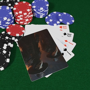 Cartas de pôquer Plague Doctors, baralho exclusivo para noite de jogos, acessório para festa de Halloween, presente para jogadores, cartas de baralho estilo vintage
