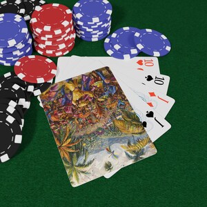Naipes de Celebraciones de Carnaval: Baraja colorida para festivales, cartas con arte vibrante para fiestas, juego de póker festivo, regalo para los amantes del carnaval