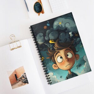 Mindset Shifts Spiral Notebook - Perfect for Journaling, School Notes, Creative Writing, Gift for Students, Artists