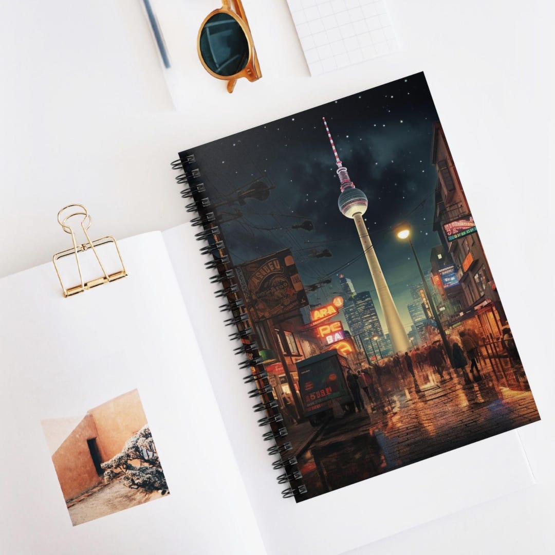 Berlin Spiral Notebook - Ruled Line, Perfect Gift for Students, Artists ...