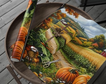 Oogsttijd inpakpapier, seizoensgebonden cadeaupapier, herfstkleuren, Thanksgiving-decor, milieuvriendelijk inpakpapier, kerstcadeaupapier