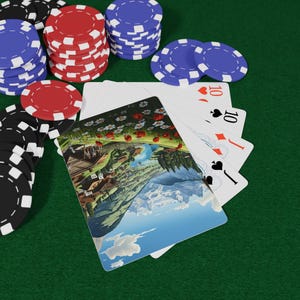 スイスカルチャーポーカートランプセット - ゲームナイトのためのユニークなコレクション、カードプレイヤー、家族の集まり、ゲーム愛好家のための楽しいギフト